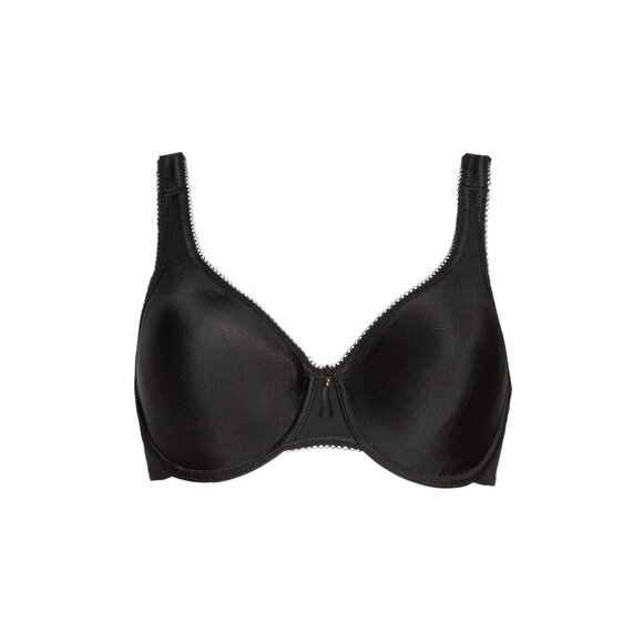 🆕WACOAL Basic Beauty Full Non-padded Seamless Underwire Bra 44DD Black #855192 - Picture 8 of 12